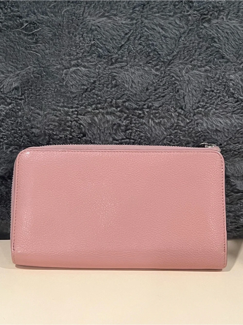 Louis Vuitton Pink Leather Large Zippy Wallet